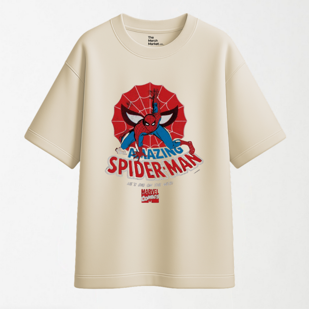 Spider-Man Big On The Web - Graphic T Shirt