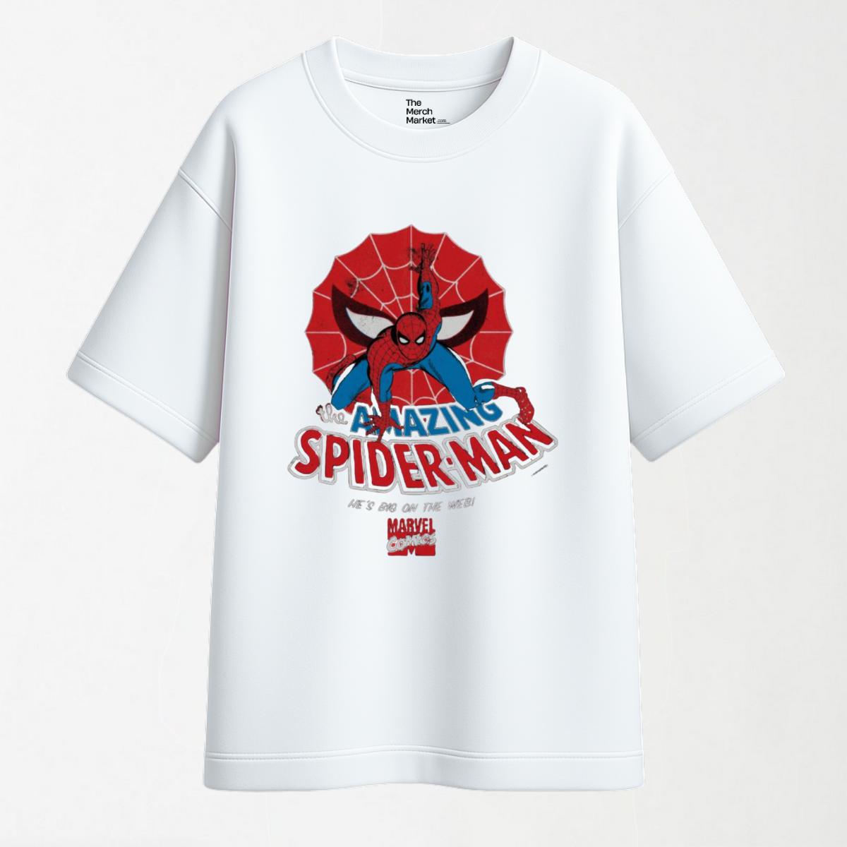 Spider-Man Big On The Web - Graphic T Shirt
