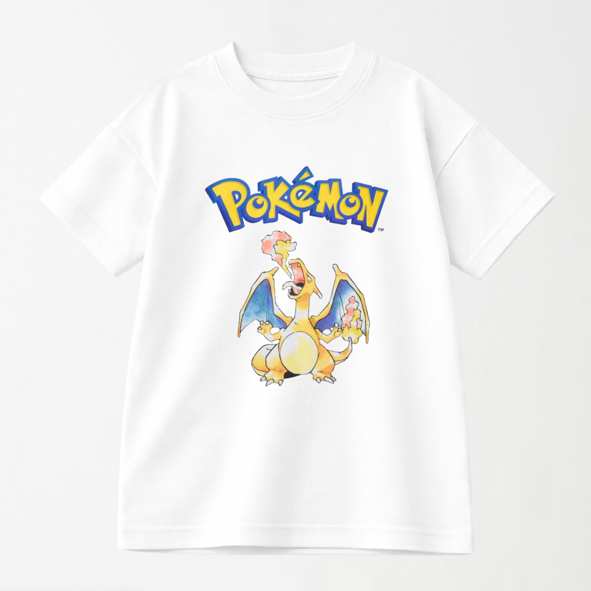 Vintage Fire-Breathing Charizard - Kid's Graphic T Shirt