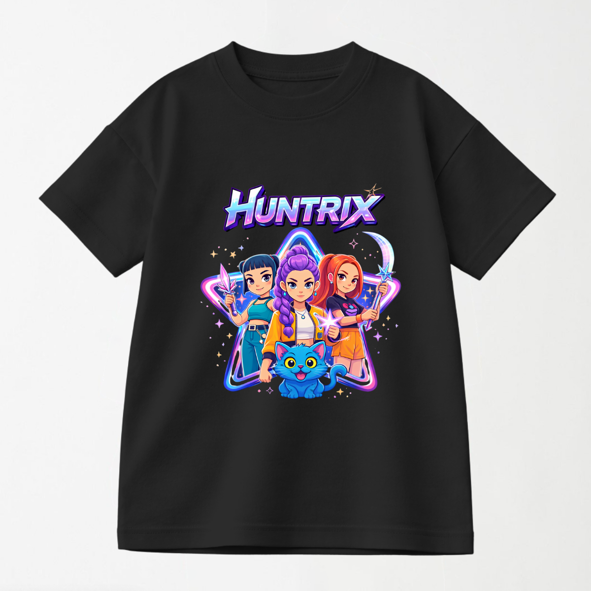 Neon Star Idol Defenders - Kid's Graphic T Shirt