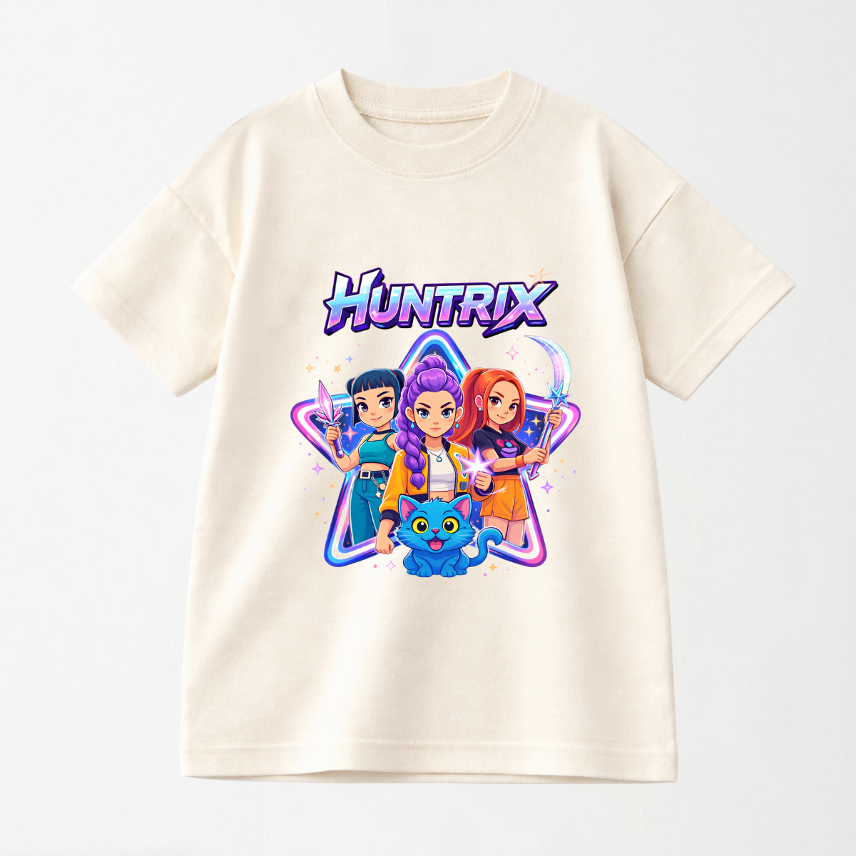Neon Star Idol Defenders - Kid's Graphic T Shirt