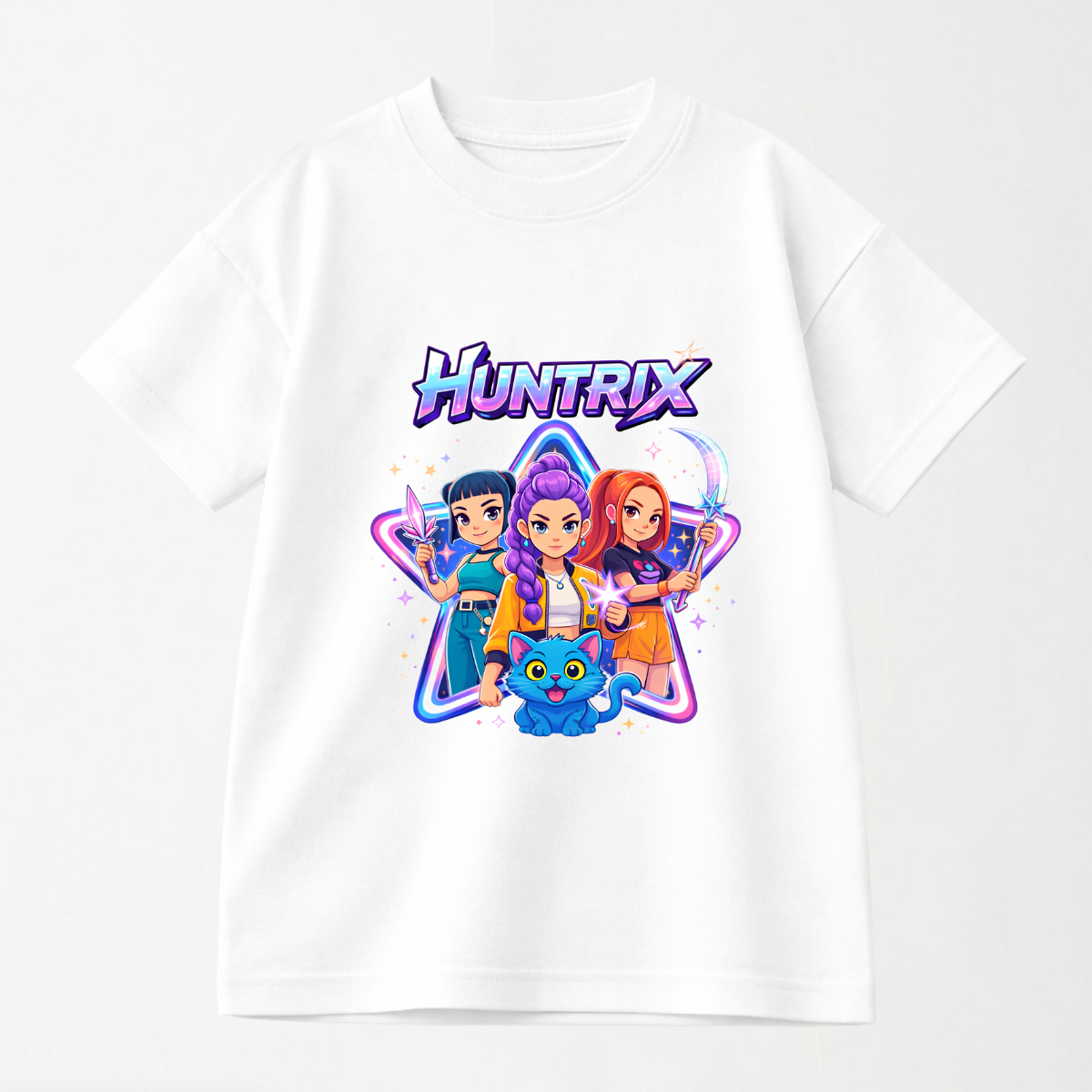 Neon Star Idol Defenders - Kid's Graphic T Shirt