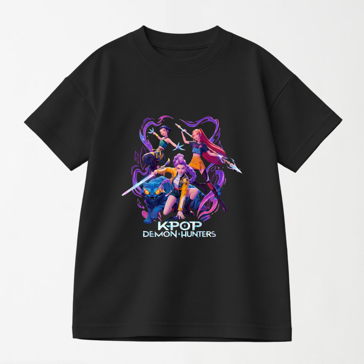 Neon Smoke Idol Defenders - Kid's Graphic T Shirt