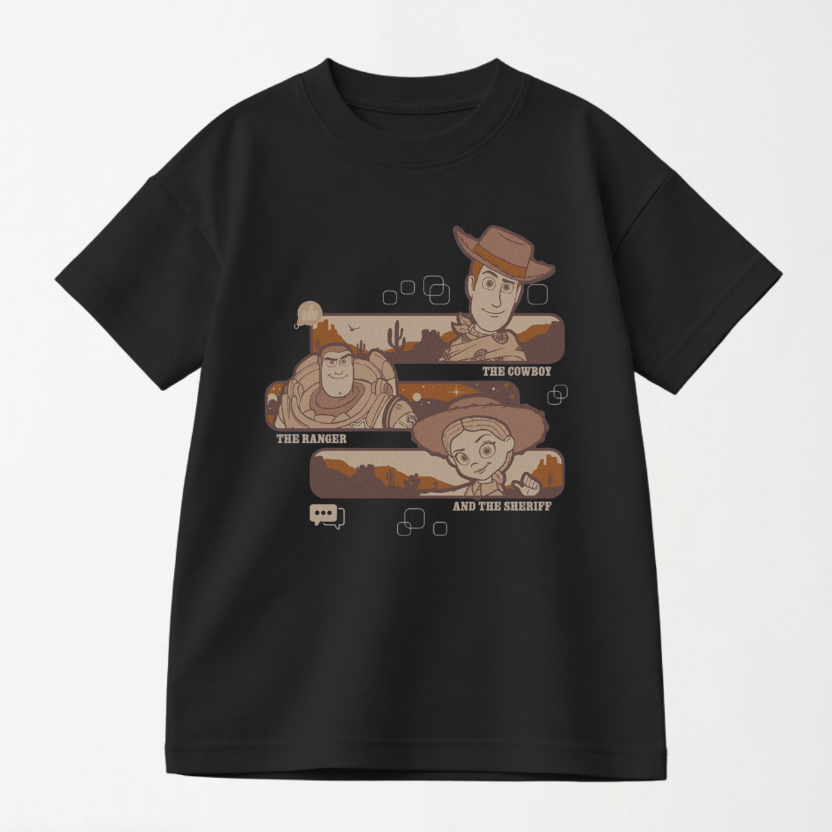 The Cowboy, Ranger & Sheriff - Kid's Graphic T Shirt