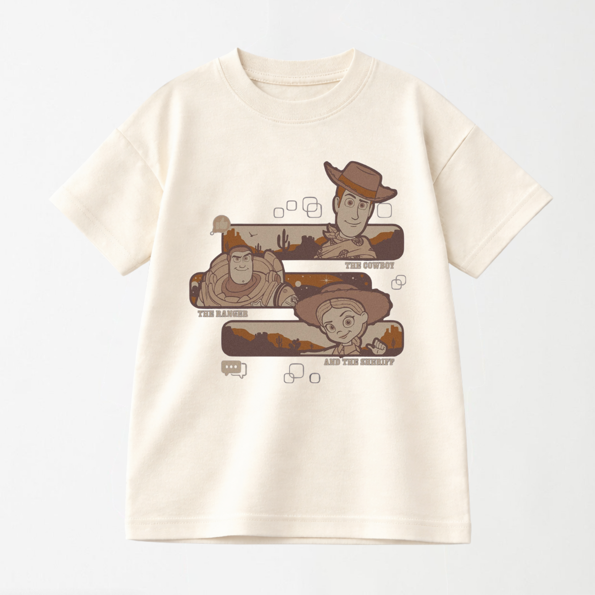 The Cowboy, Ranger & Sheriff - Kid's Graphic T Shirt