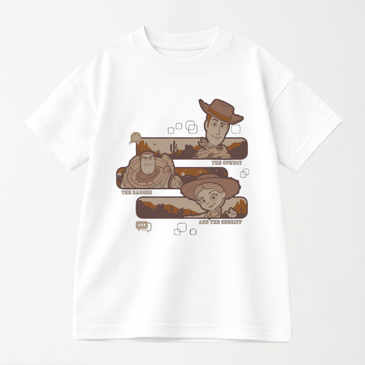 The Cowboy, Ranger & Sheriff - Kid's Graphic T Shirt