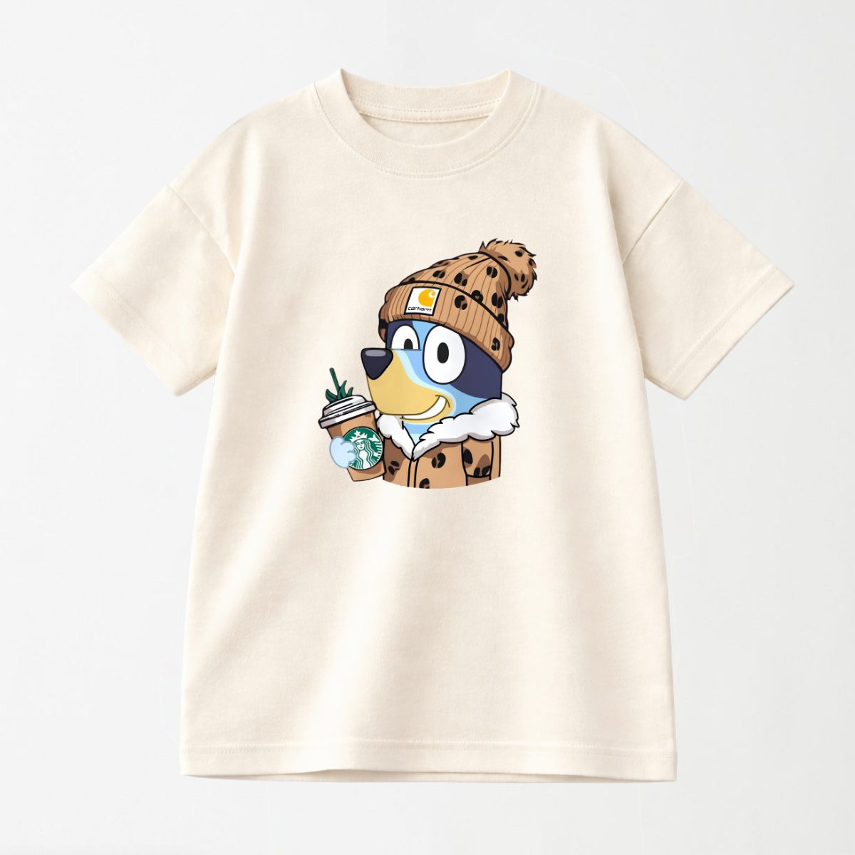 Bluey Coffee Run - Kid's Graphic T Shirt