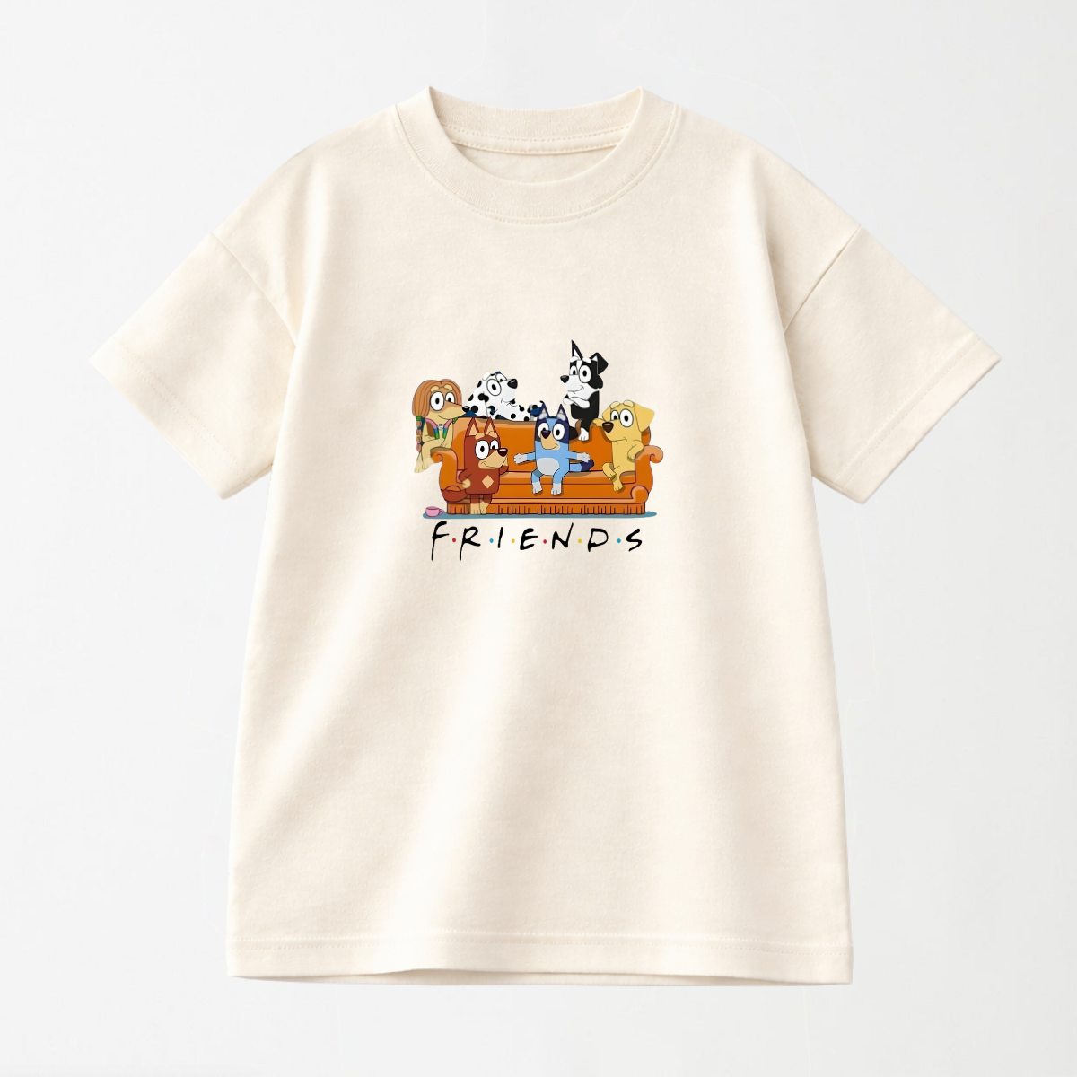 Bluey F.R.I.E.N.D.S Couch - Kid's Graphic T Shirt