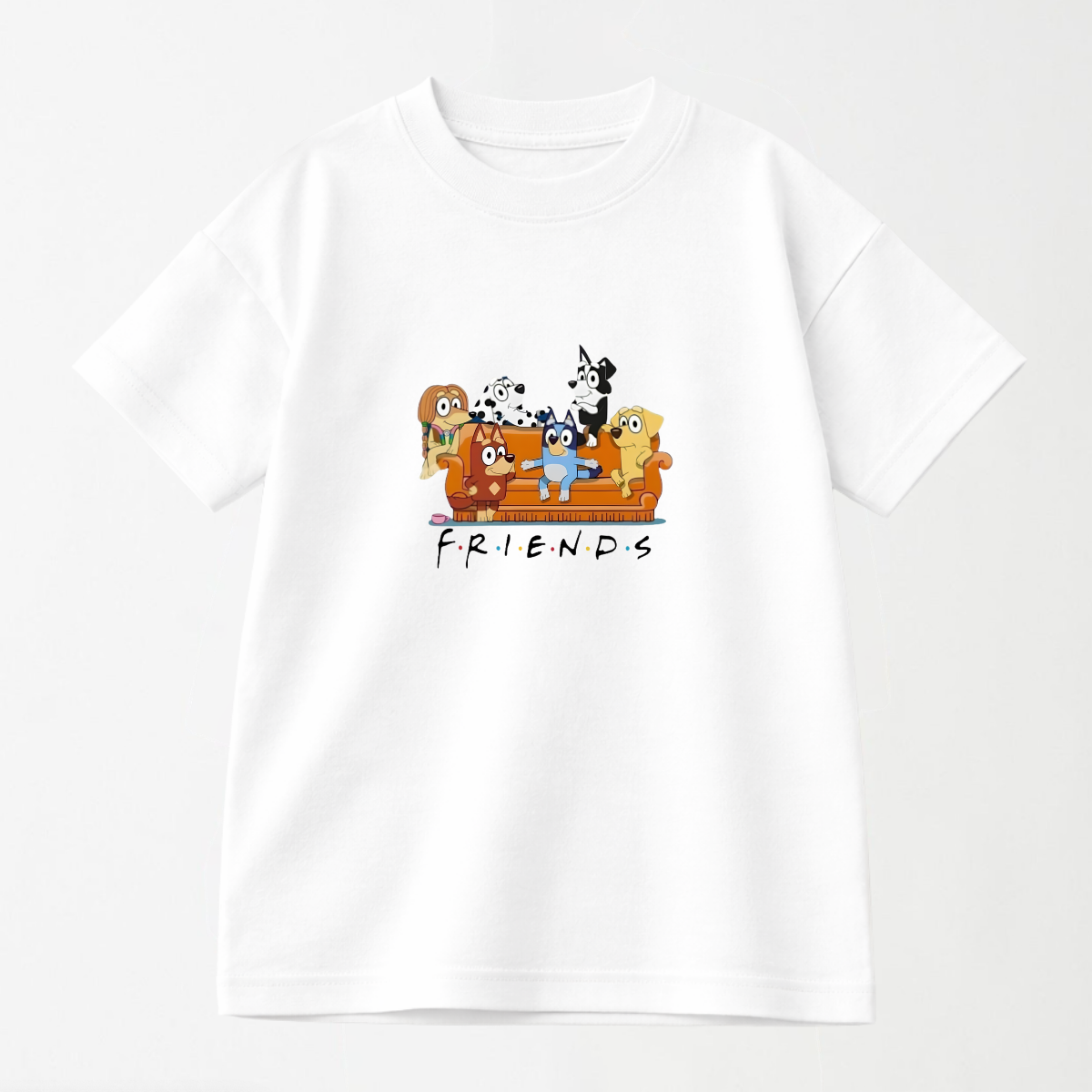 Bluey F.R.I.E.N.D.S Couch - Kid's Graphic T Shirt