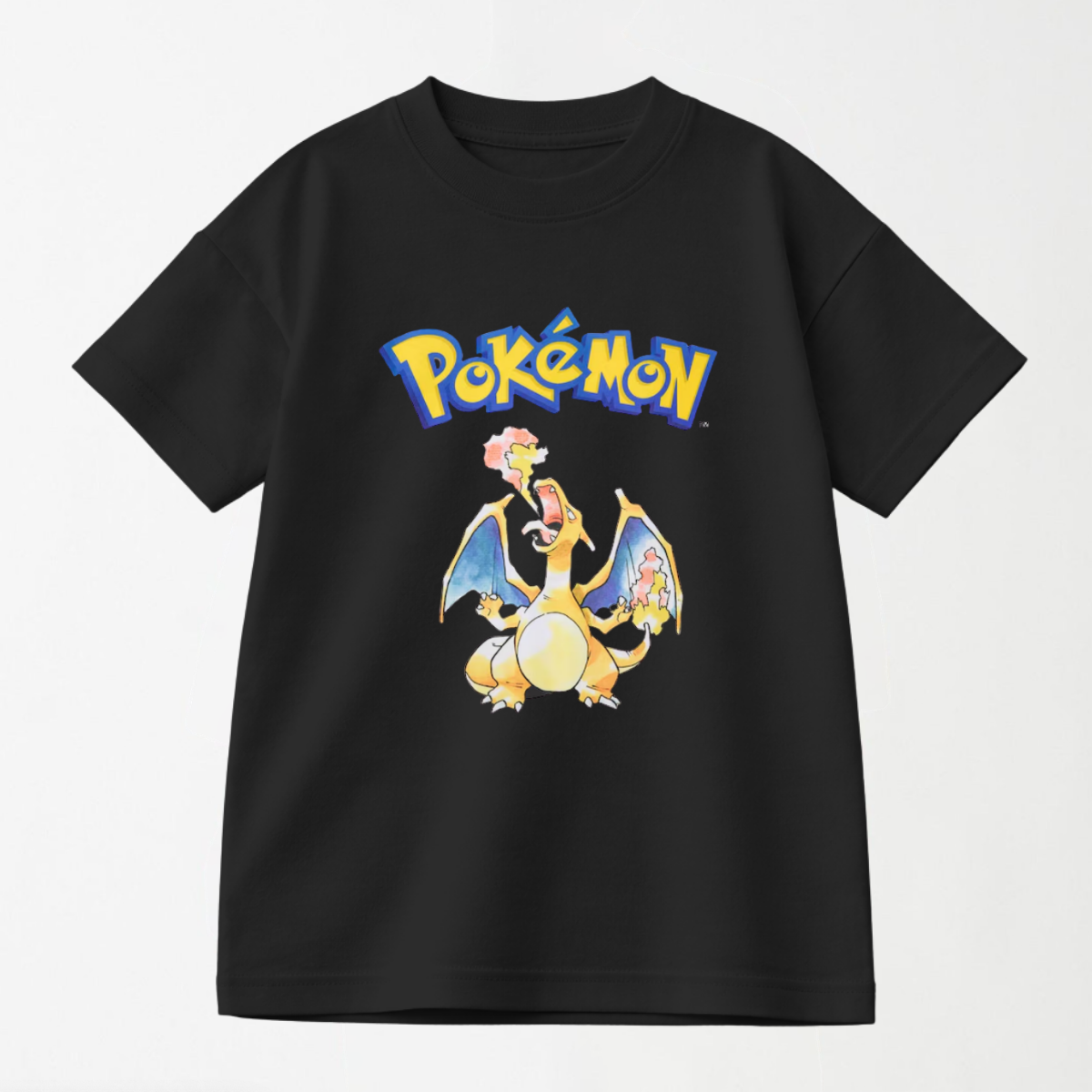 Vintage Fire-Breathing Charizard - Kid's Graphic T Shirt