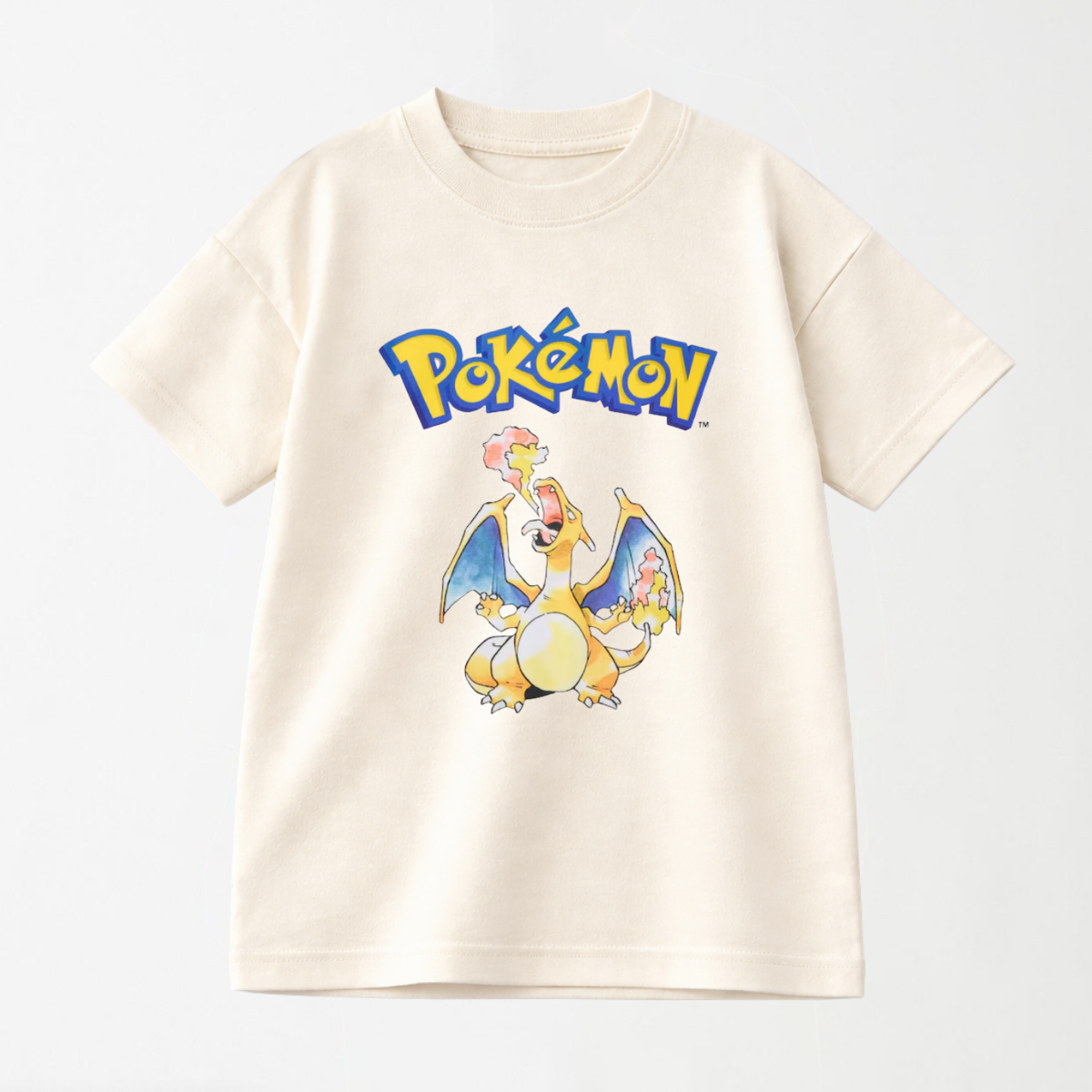 Vintage Fire-Breathing Charizard - Kid's Graphic T Shirt