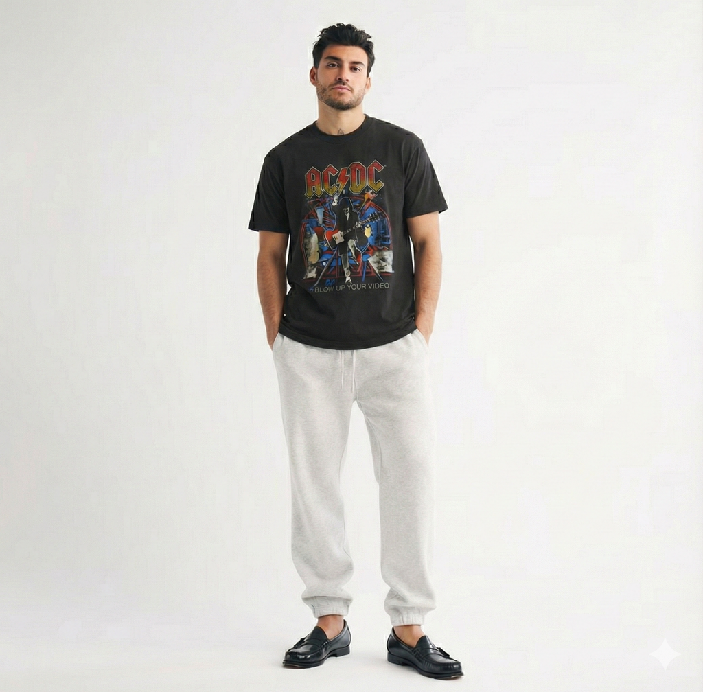 Blow Up Your Video - Black Oversized T Shirt