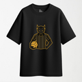 Menacing Demon Mascot - Round Neck Unisex T Shirt