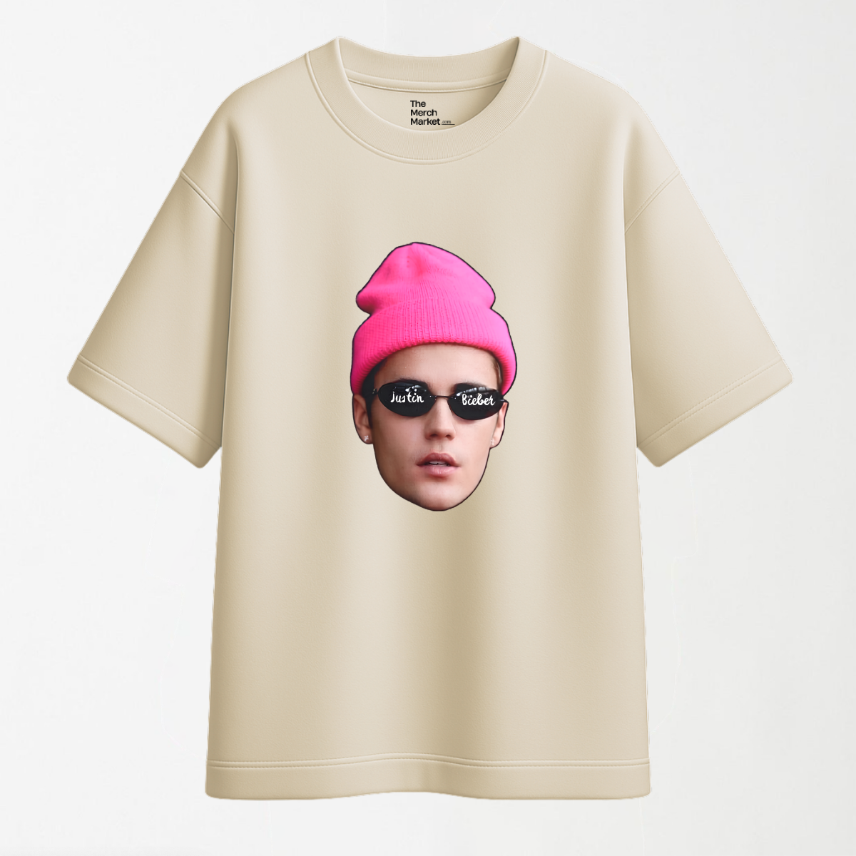 Vintage Bieber Swoop - Round Neck Unisex T Shirt