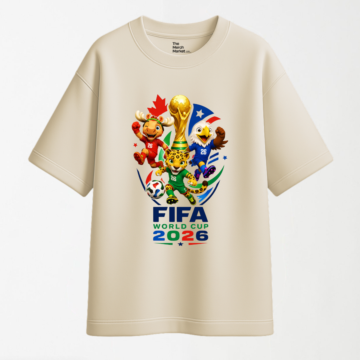 United '26 Mascots - Round Neck Unisex T Shirt