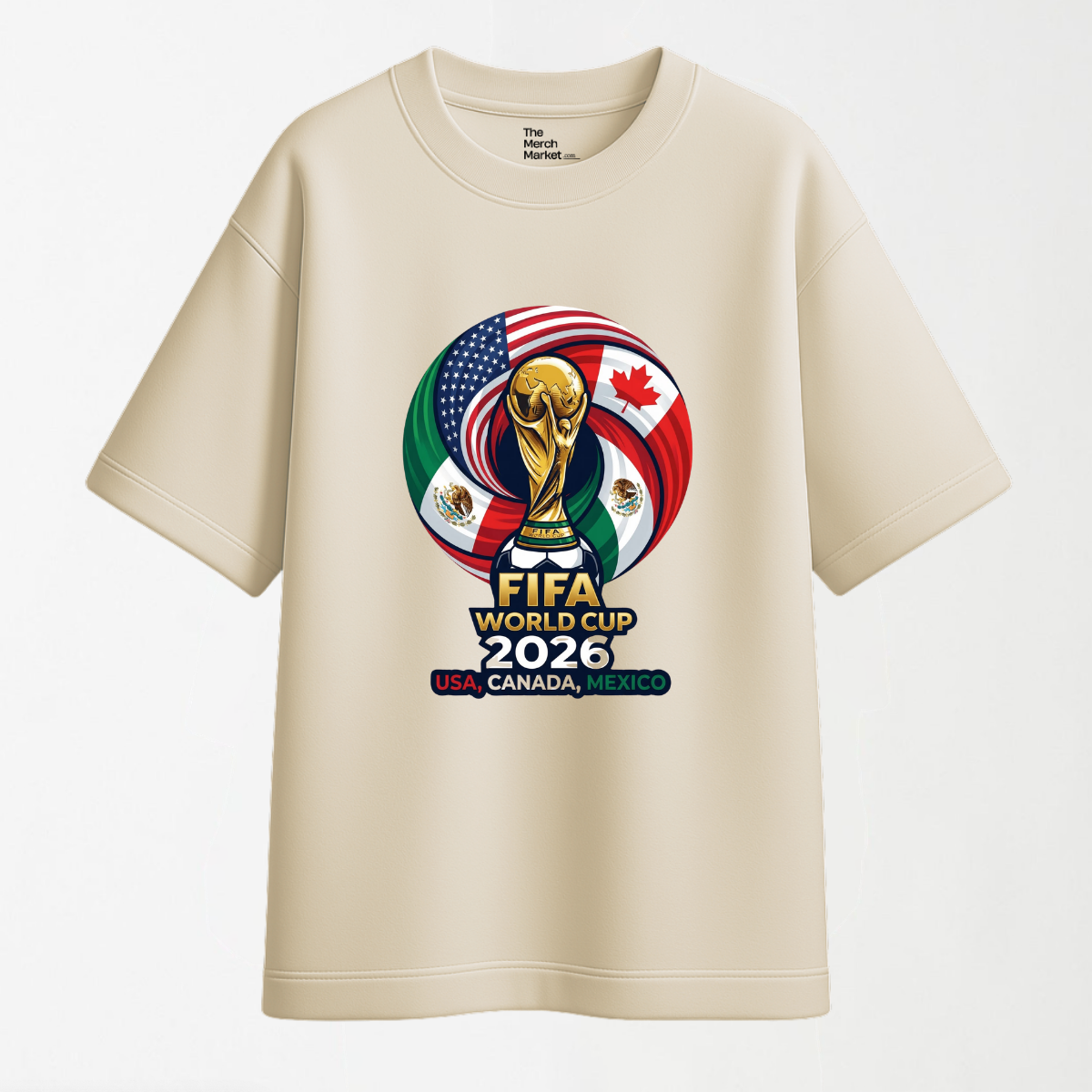 Tri-Nation Swirl - Round Neck Unisex T Shirt