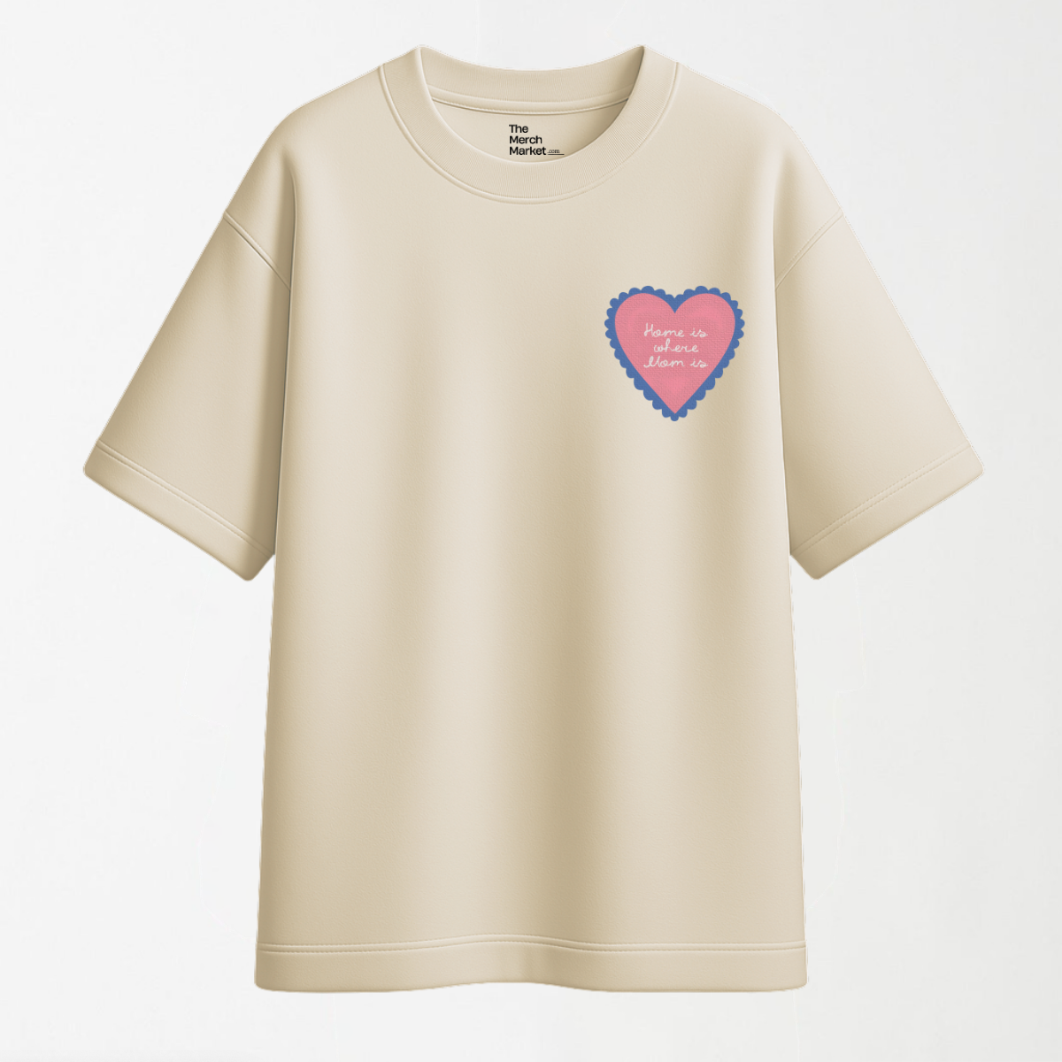 Home Is Where Mom Is - Round Neck Unisex T Shirt