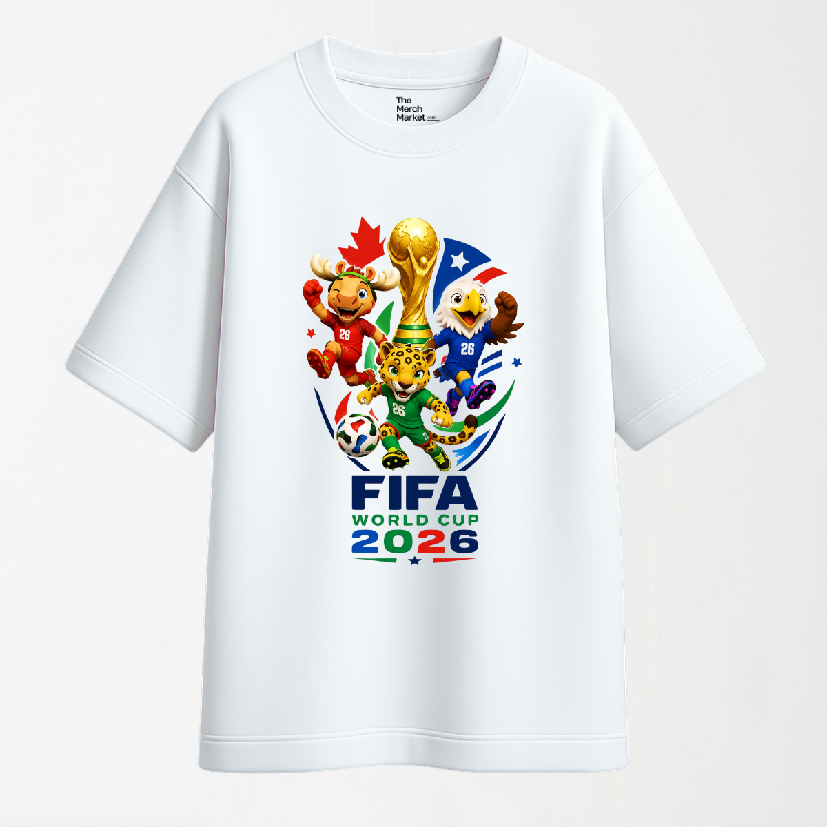 United '26 Mascots - Round Neck Unisex T Shirt