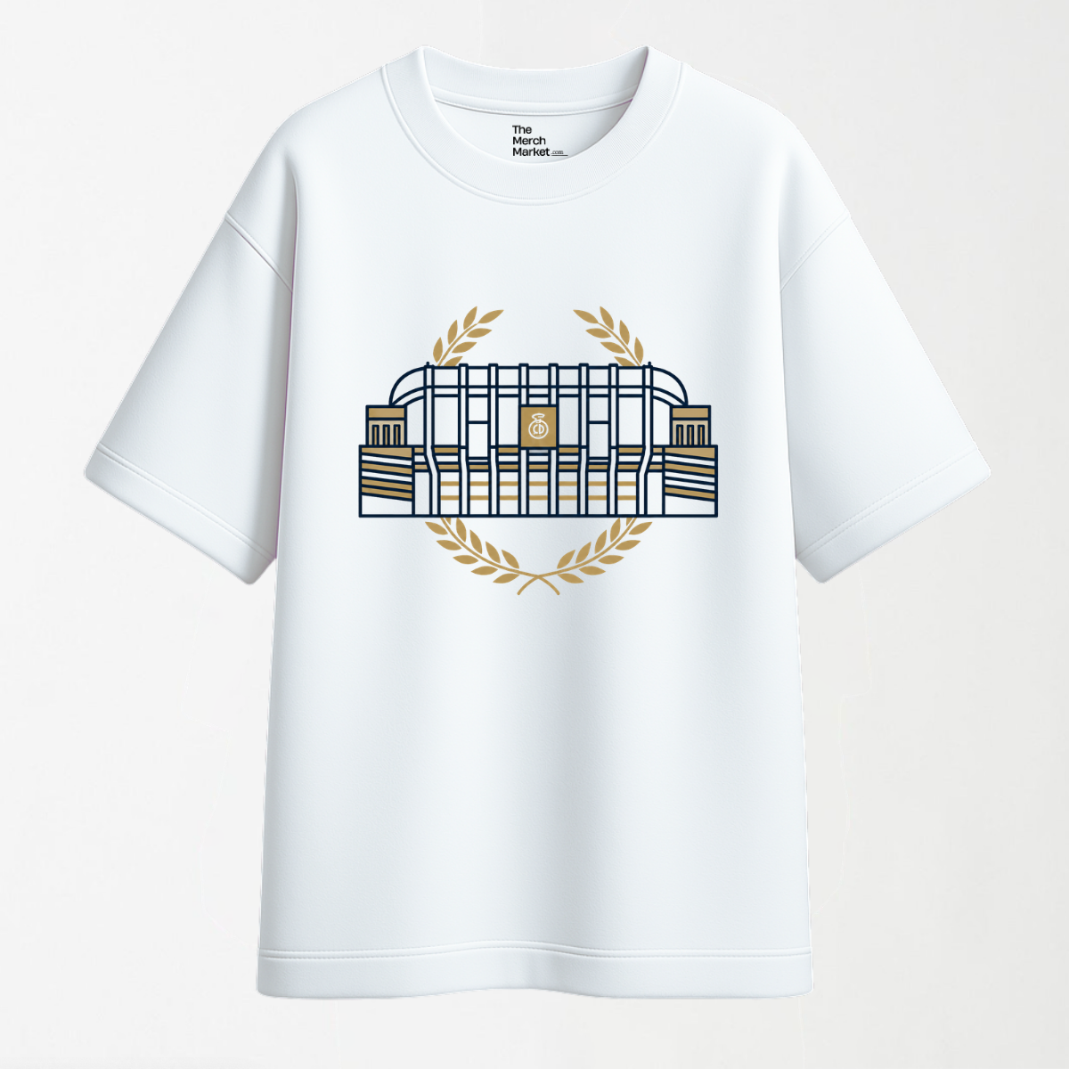 The Heritage Stadium Crest - Round Neck Unisex T Shirt