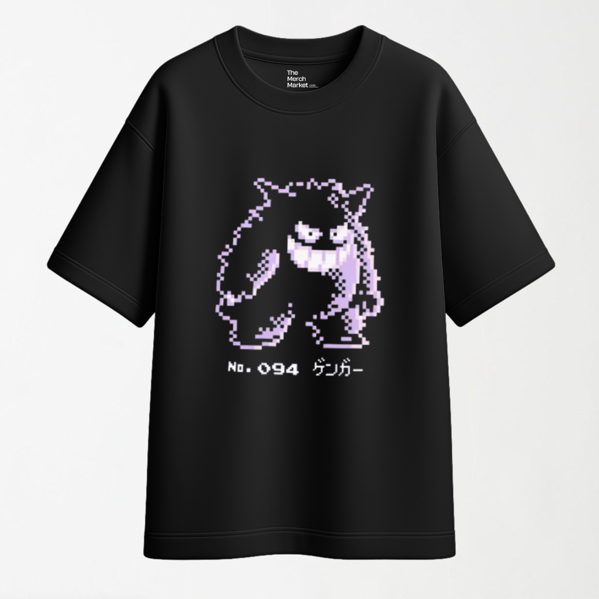 Retro Japanese Pixel Gengar - Graphic T-Shirt