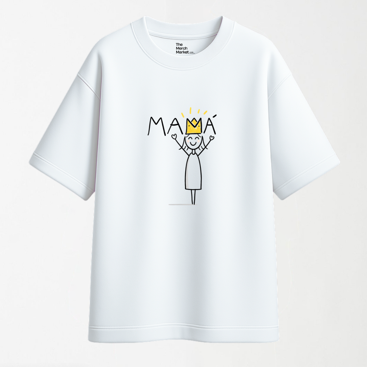 MAMA Queen - Round Neck Unisex T Shirt