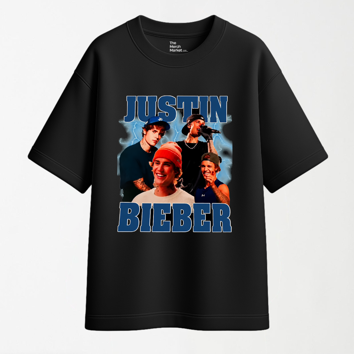 Justin Bieber Vintage Bootleg - Round Neck Unisex T Shirt