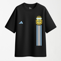 AFA Triple Star Crest with Vertical Stripes - Round Neck Unisex T Shirt