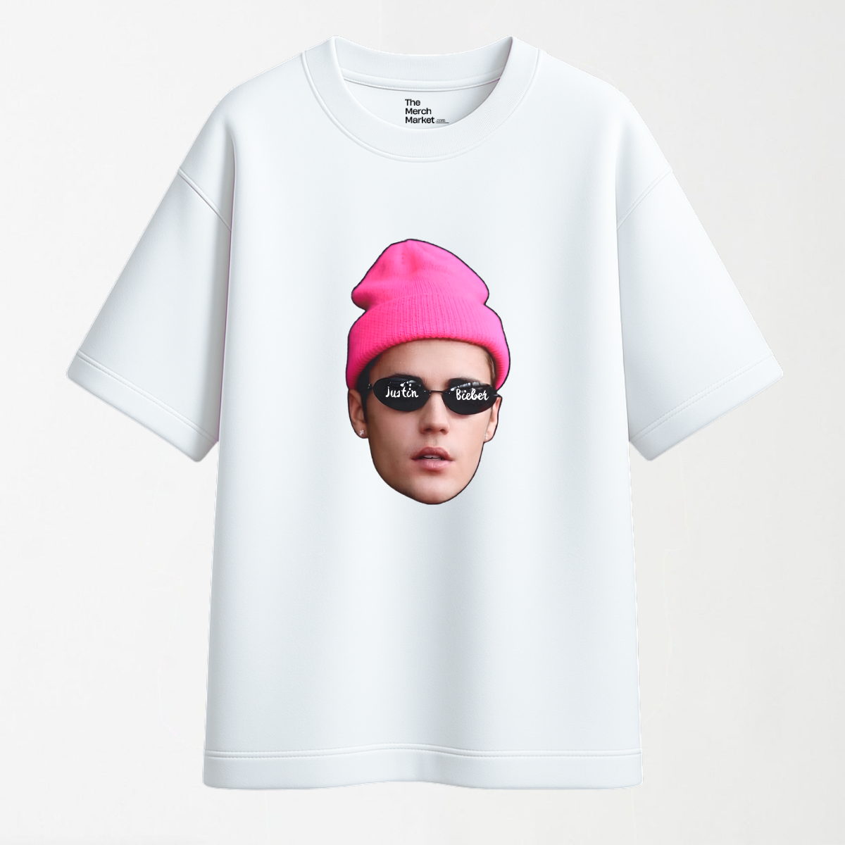 Vintage Bieber Swoop - Round Neck Unisex T Shirt