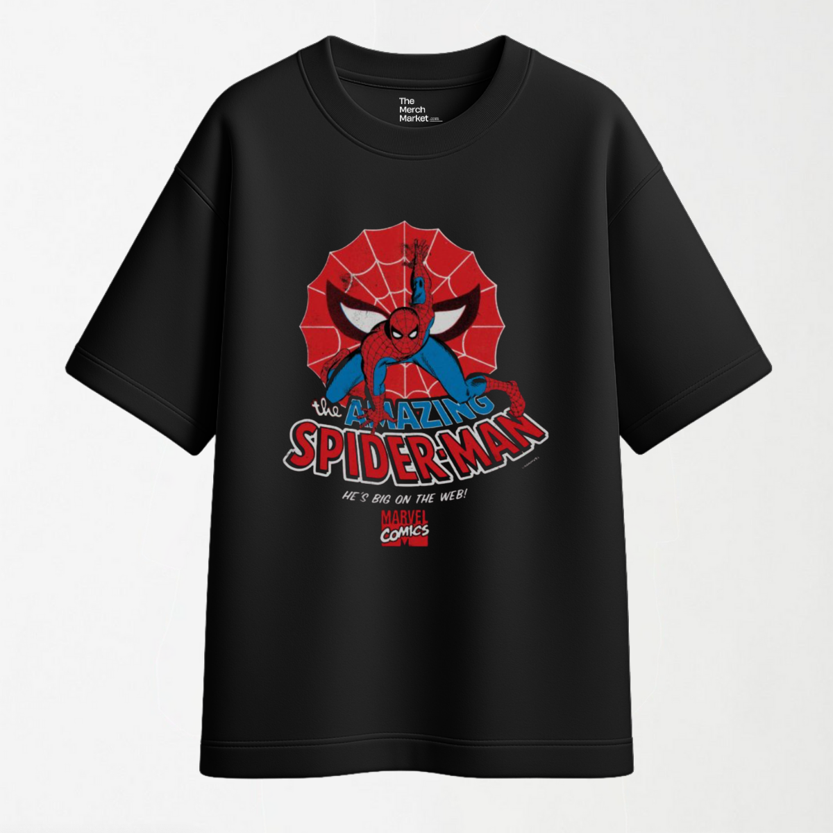 Spider-Man Big On The Web - Graphic T Shirt