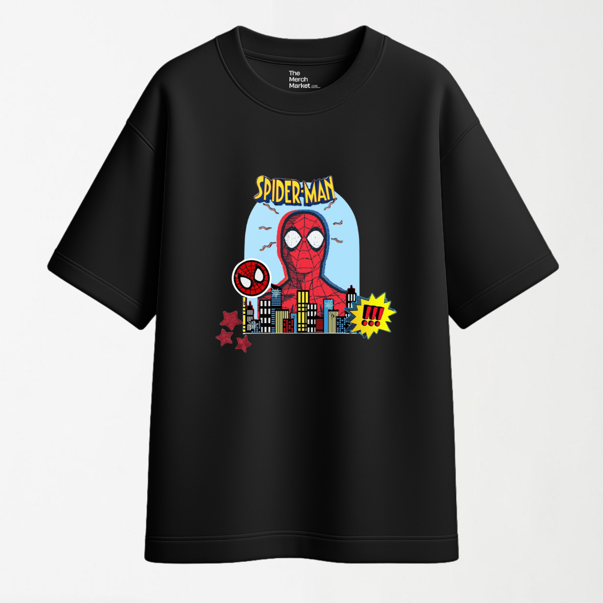Spider In the City - Round Neck Unisex T-Shirt