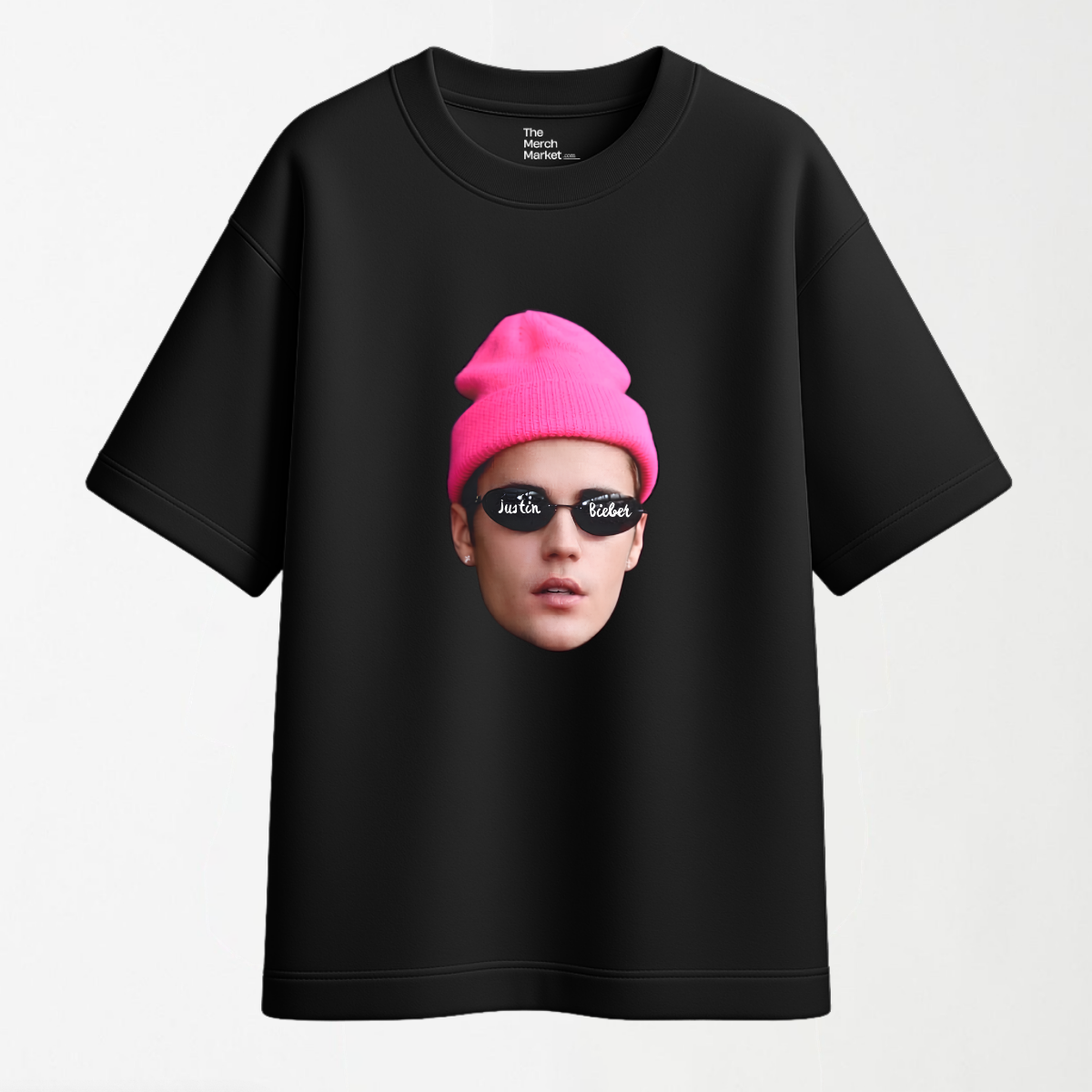 Vintage Bieber Swoop - Round Neck Unisex T Shirt