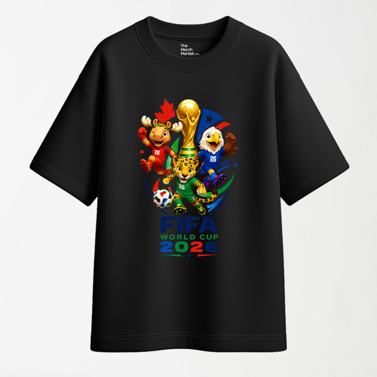 United '26 Mascots - Round Neck Unisex T Shirt