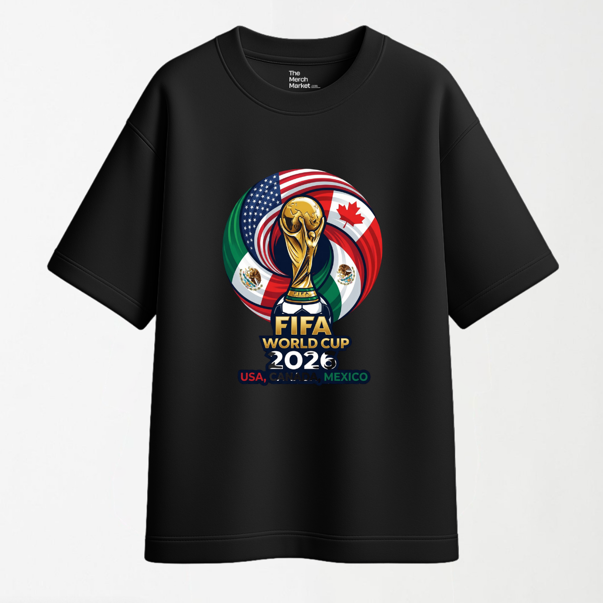 Tri-Nation Swirl - Round Neck Unisex T Shirt